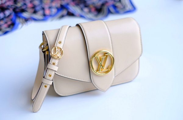 Replica LV Pont 9-M55950 Cream Crossbody Bag - Image 2