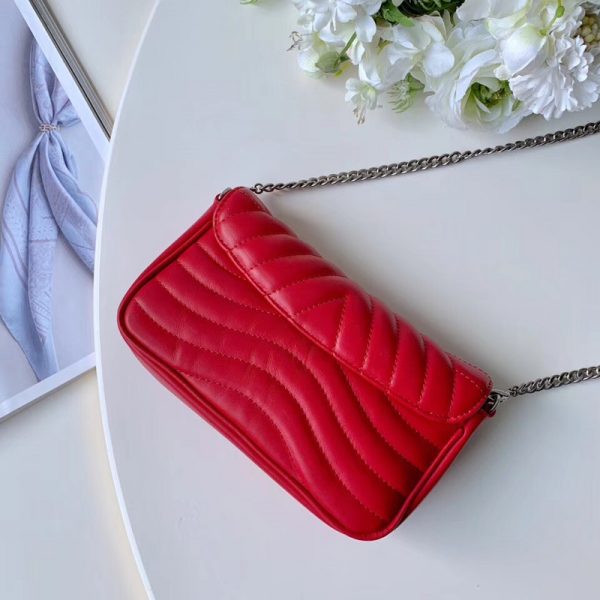 Replica Louis Vuitton New Wave Chain Pochette Red M63956 - Image 3