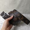 Best Replicas Bags - Replica Louis Vuitton L77-70 38mm Silver Men's Belt Shop For Best Louis Vuitton LV Replica Bags With Cheap Price