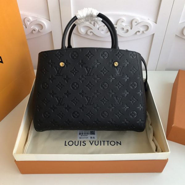 Louis Vuitton Montaigne MM Replica - Black M41048 - Image 7