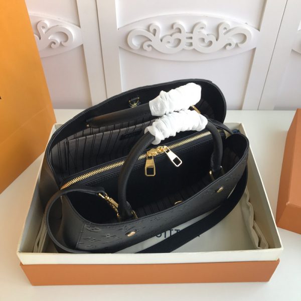 Louis Vuitton Montaigne MM Replica - Black M41048 - Image 5