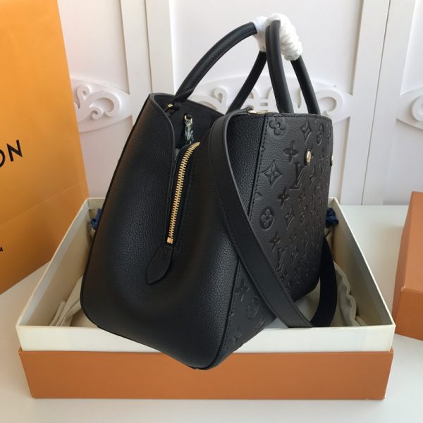 Louis Vuitton Montaigne MM Replica - Black M41048 - Image 4