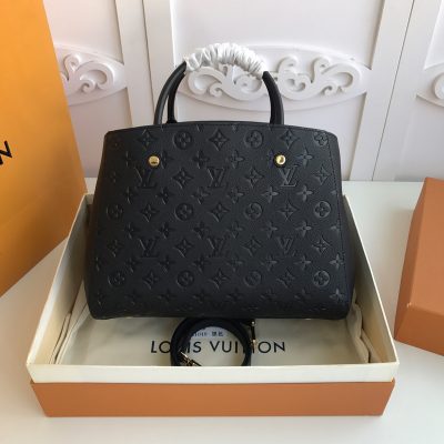 Louis Vuitton Montaigne MM Replica - Black M41048