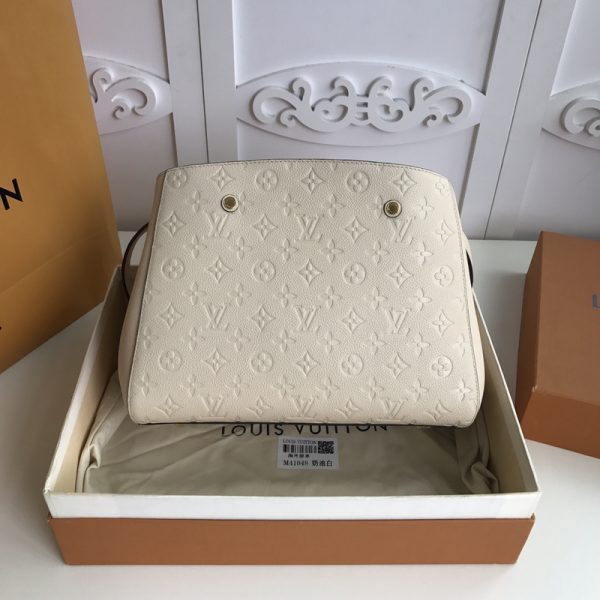 Replica Louis Vuitton Montaigne MM Bag in White - Image 7