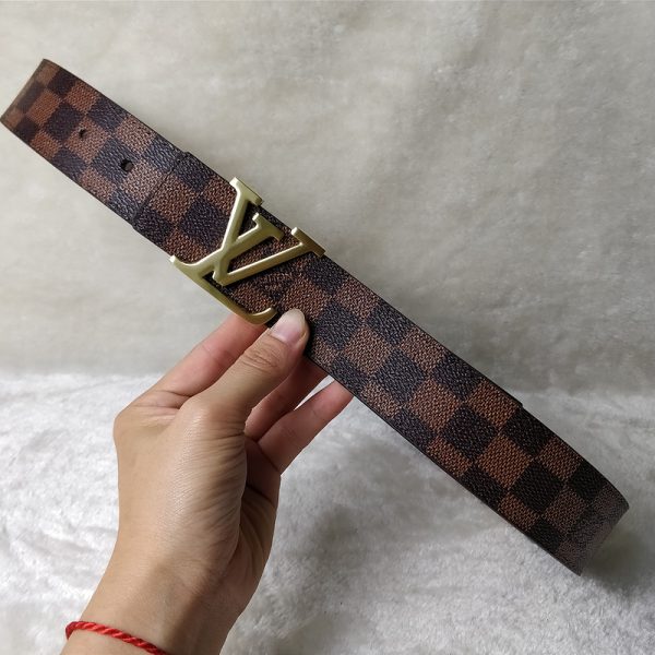 Replica LV Belt L75-70 38mm Gold Buckle