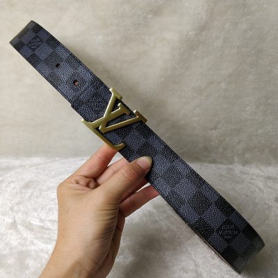 Replica LV Belt L76-70 38mm Gold Buckle