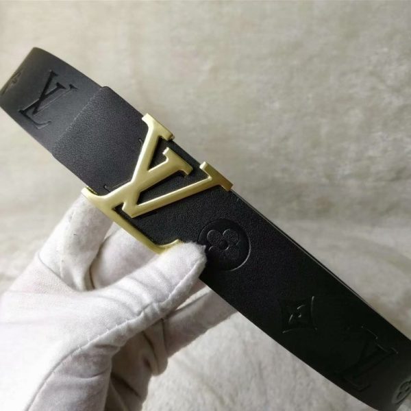 Replica Louis Vuitton Gold Belt L53-70 38Mm