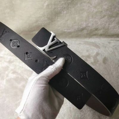 Replica LV Belt L55-70 38mm Silver Buckle | Stylish & Durable