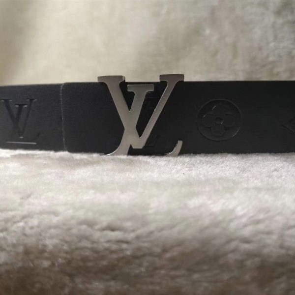 Replica LV Belt L55-70 38mm Silver Buckle | Stylish & Durable - Image 4