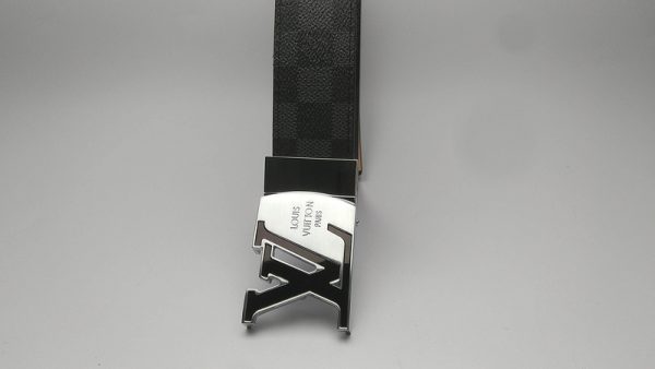 Replica Louis Vuitton Belt 38mm L90-80 Black Brown Buckle - Image 2