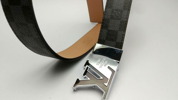 Replica Louis Vuitton Belt 38mm L90-80 Black Brown Buckle