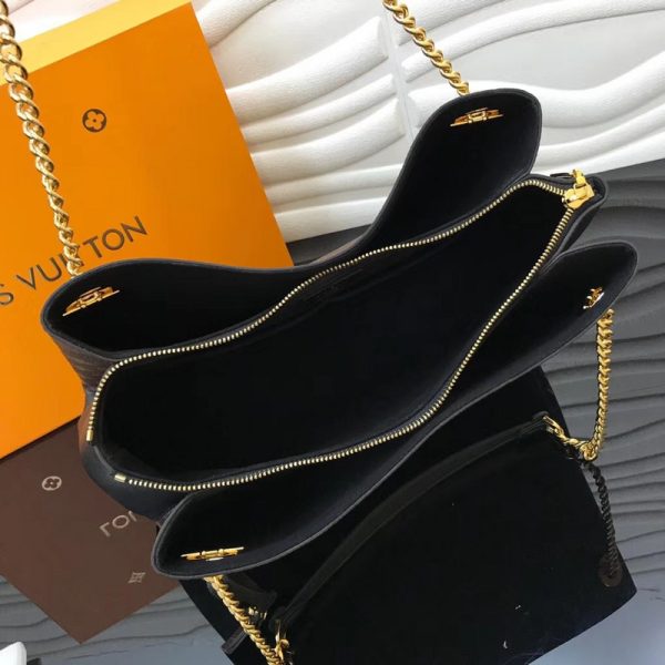 Replica Louis Vuitton Surene MM Black 36cm Handbag - Image 8