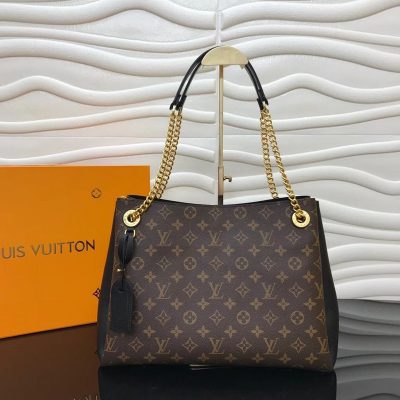 Replica Louis Vuitton Surene MM Black 36cm Handbag
