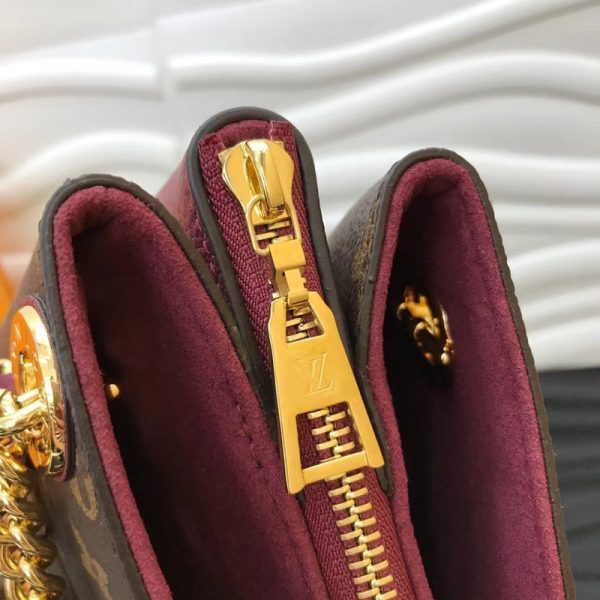 Replica Louis Vuitton Surene MM Wine Red 36cm Handbag M43864 - Image 7
