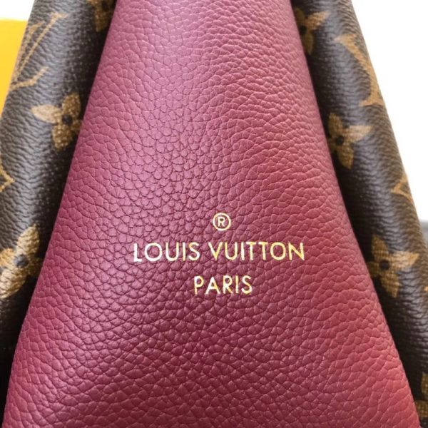 Replica Louis Vuitton Surene MM Wine Red 36cm Handbag M43864 - Image 4