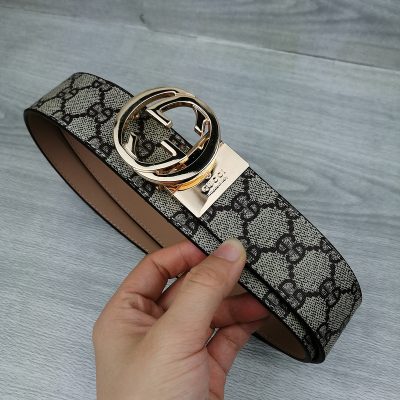 Replica Gucci G130-75 38mm Leather Belt