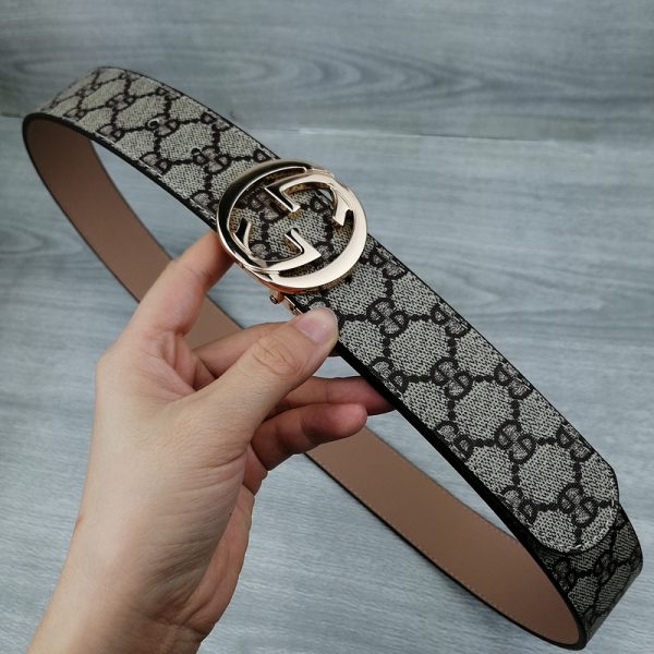 Replica Gucci G130-75 38mm Leather Belt - Image 4