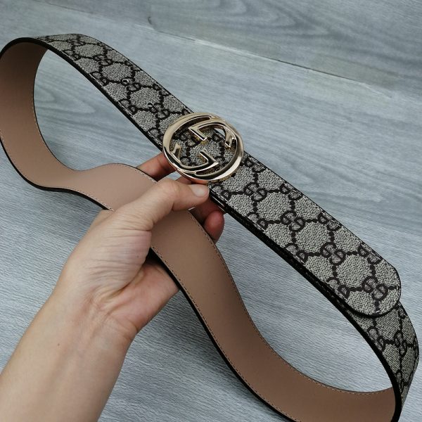 Replica Gucci G130-75 38mm Leather Belt - Image 5