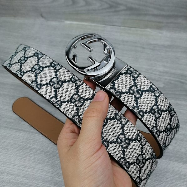 Replica Gucci Belt G132-75 38mm - Classic Black - Image 2