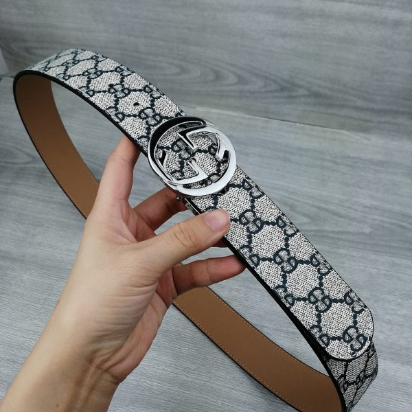 Replica Gucci Belt G132-75 38mm - Classic Black - Image 4