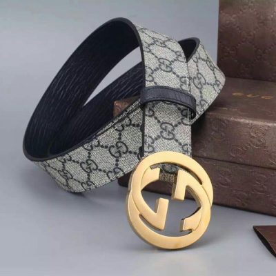 Replica Gucci Belt 38mm Gold Buckle - 400360