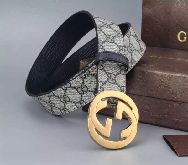 Replica Gucci Belt 38mm Gold Buckle - 400360