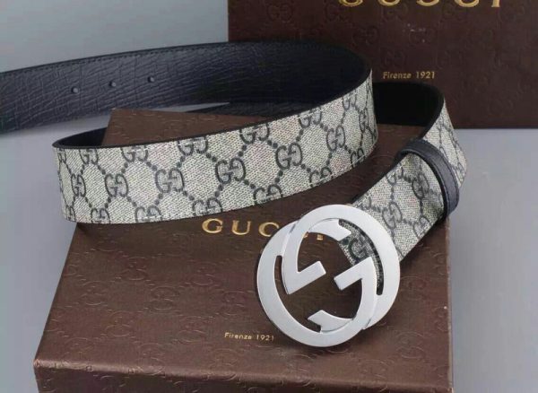 Replica Gucci Belt 38mm Silver Buckle – Style & Elegance - Image 3