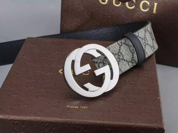 Replica Gucci Belt 38mm Silver Buckle – Style & Elegance - Image 2