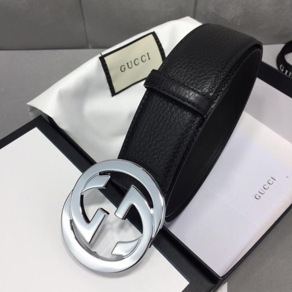 Replica Gucci Belt B2 40mm with Silver Buckle - Image 8