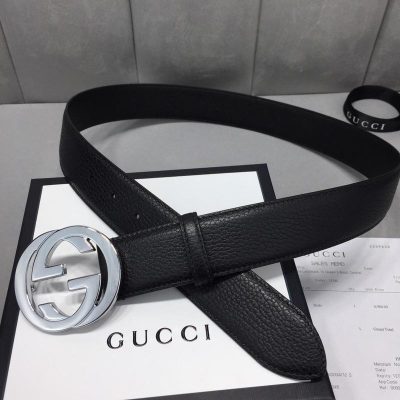 Replica Gucci Belt B2 40mm with Silver Buckle