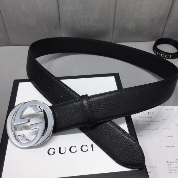Replica Gucci Belt B2 40mm with Silver Buckle