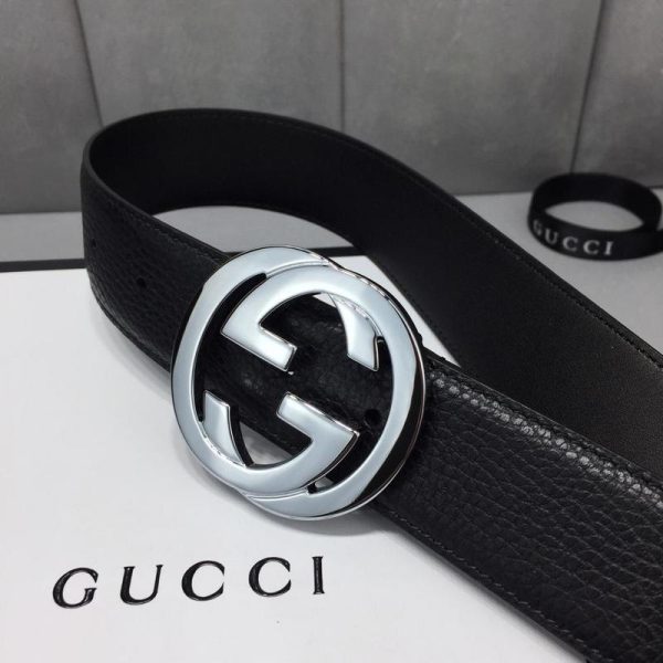 Replica Gucci Belt B2 40mm with Silver Buckle - Image 3