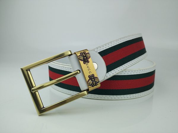 Replica Gucci G332-75 White 38mm Belt - Image 2