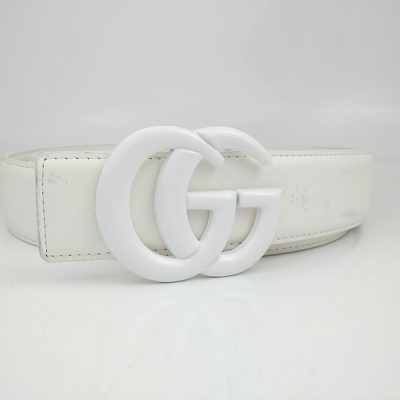 Replica Gucci Belt G323-75 White 38mm Trendy Style