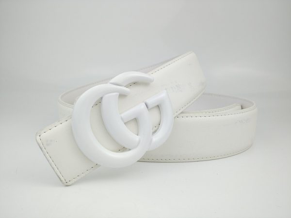 Replica Gucci Belt G323-75 White 38mm Trendy Style - Image 2