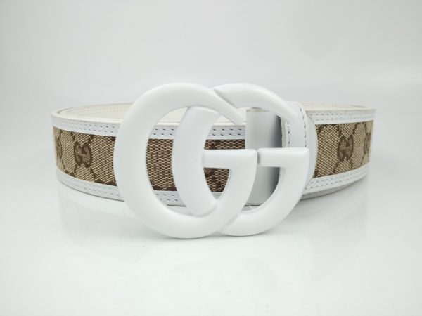 Replica Gucci G318-75 White 38mm Belt