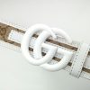 Best Replicas Bags - Replica Gucci G318-75 White 38mm Belt Shop For Best Louis Vuitton LV Replica Bags With Cheap Price