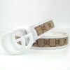 Best Replicas Bags - Replica Gucci G318-75 White 38mm Belt Shop For Best Louis Vuitton LV Replica Bags With Cheap Price