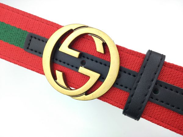 Replica Gucci G314-75 Yellow Leather Belt 38mm - Image 4
