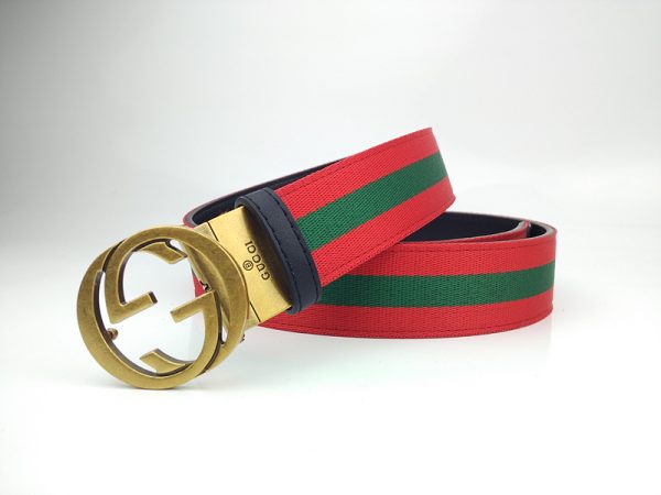 Replica Gucci G314-75 Yellow Leather Belt 38mm - Image 2
