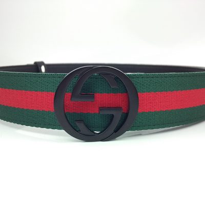 Replica Gucci G312-75 Black 38mm Belt for Men