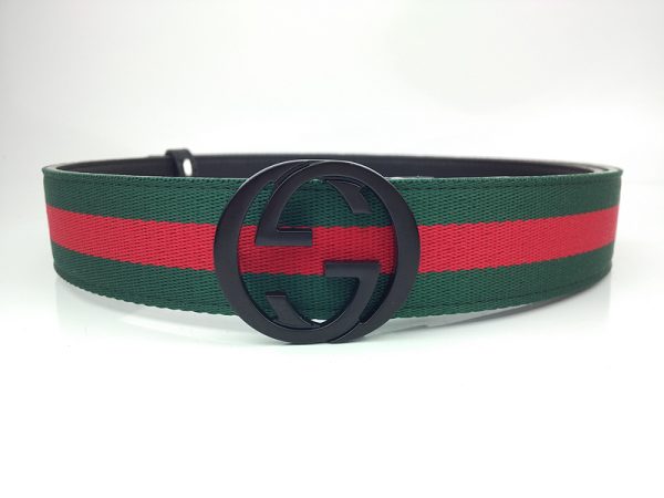 Replica Gucci G312-75 Black 38mm Belt for Men