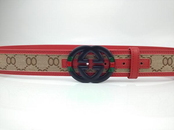 Replica Gucci G305-75 38mm Leather Belt - Image 3