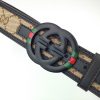 Best Replicas Bags - Replica Gucci Belt G296-75 38mm Black & Gold Buckle Shop For Best Louis Vuitton LV Replica Bags With Cheap Price