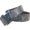 Best Replicas Bags - Replica Louis Vuitton L205-80 Blue Belt 38mm Shop For Best Louis Vuitton LV Replica Bags With Cheap Price