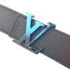 Best Replicas Bags - Replica LV Belt L213-75 38mm in Classic Blue Shop For Best Louis Vuitton LV Replica Bags With Cheap Price