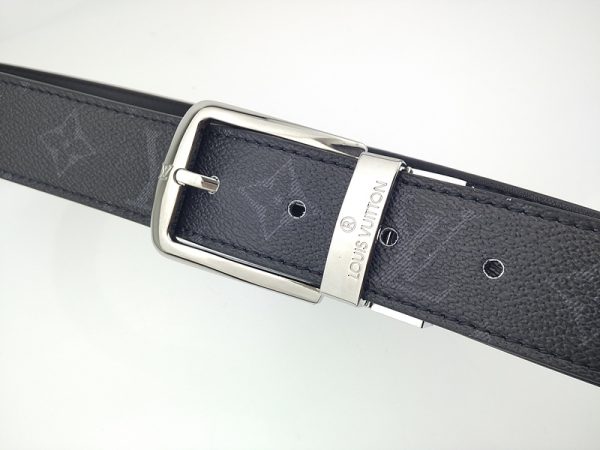 Replica Louis Vuitton L222-80 Belt 34mm Black - Image 3