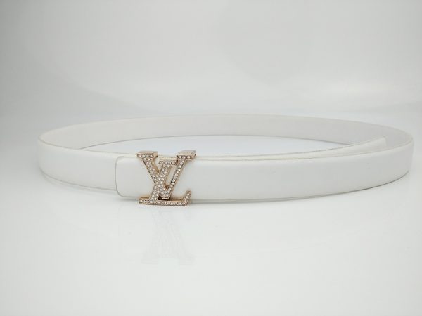 Louis Vuitton Replica Belt L190-75 25Mm in White