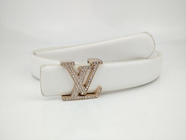 Louis Vuitton Replica Belt L190-75 25Mm in White - Image 4