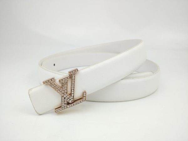 Louis Vuitton Replica Belt L190-75 25Mm in White - Image 2